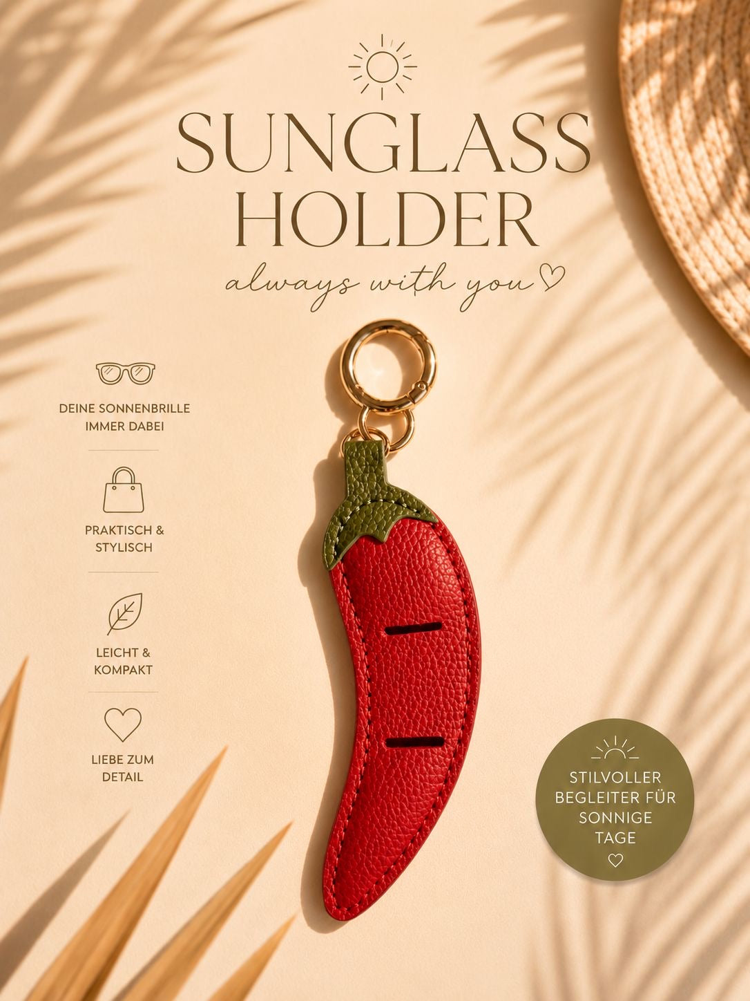 Chilli Sunglass holder 🌶️