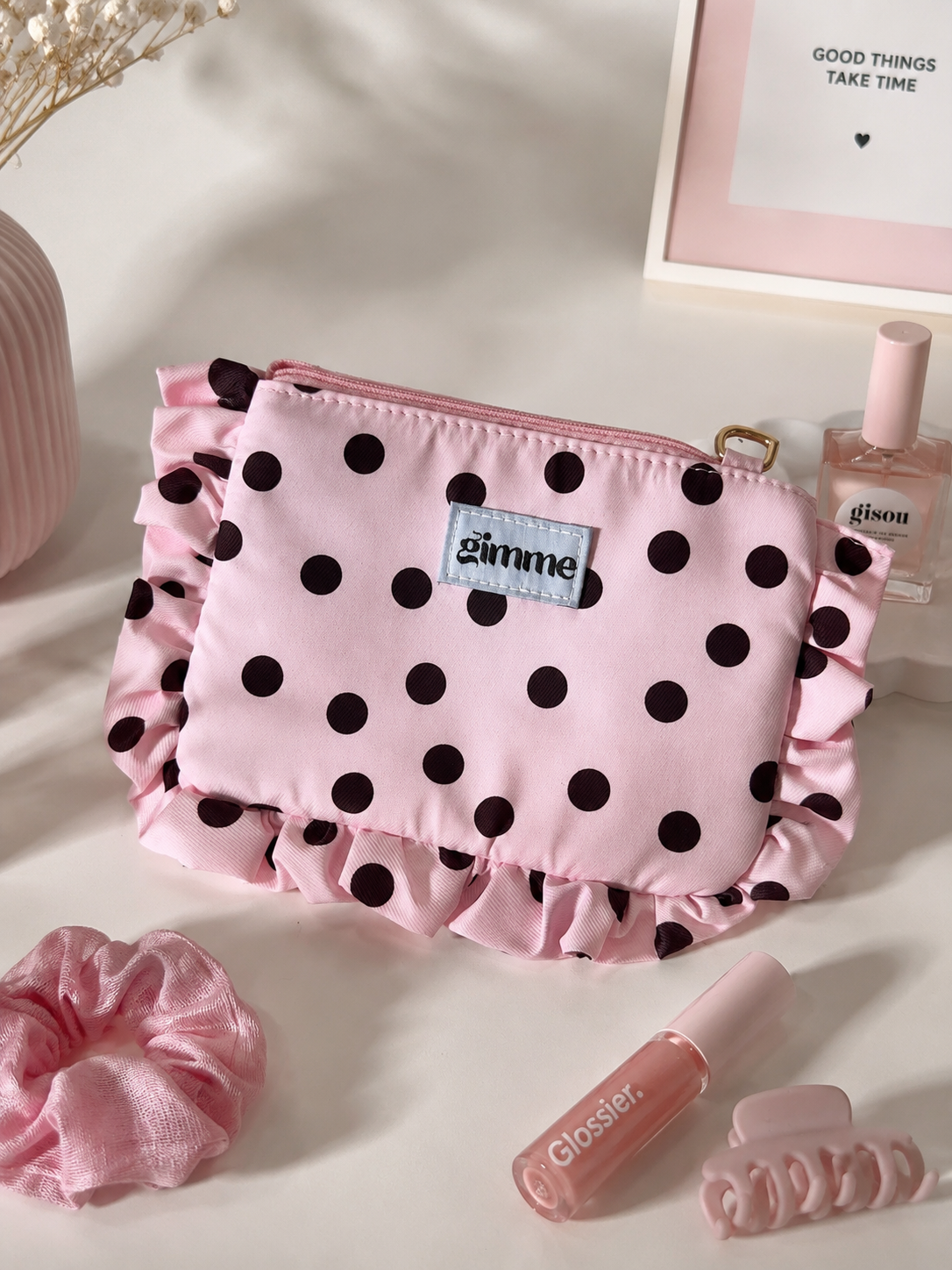 Beauty Bag Polka Dot💗