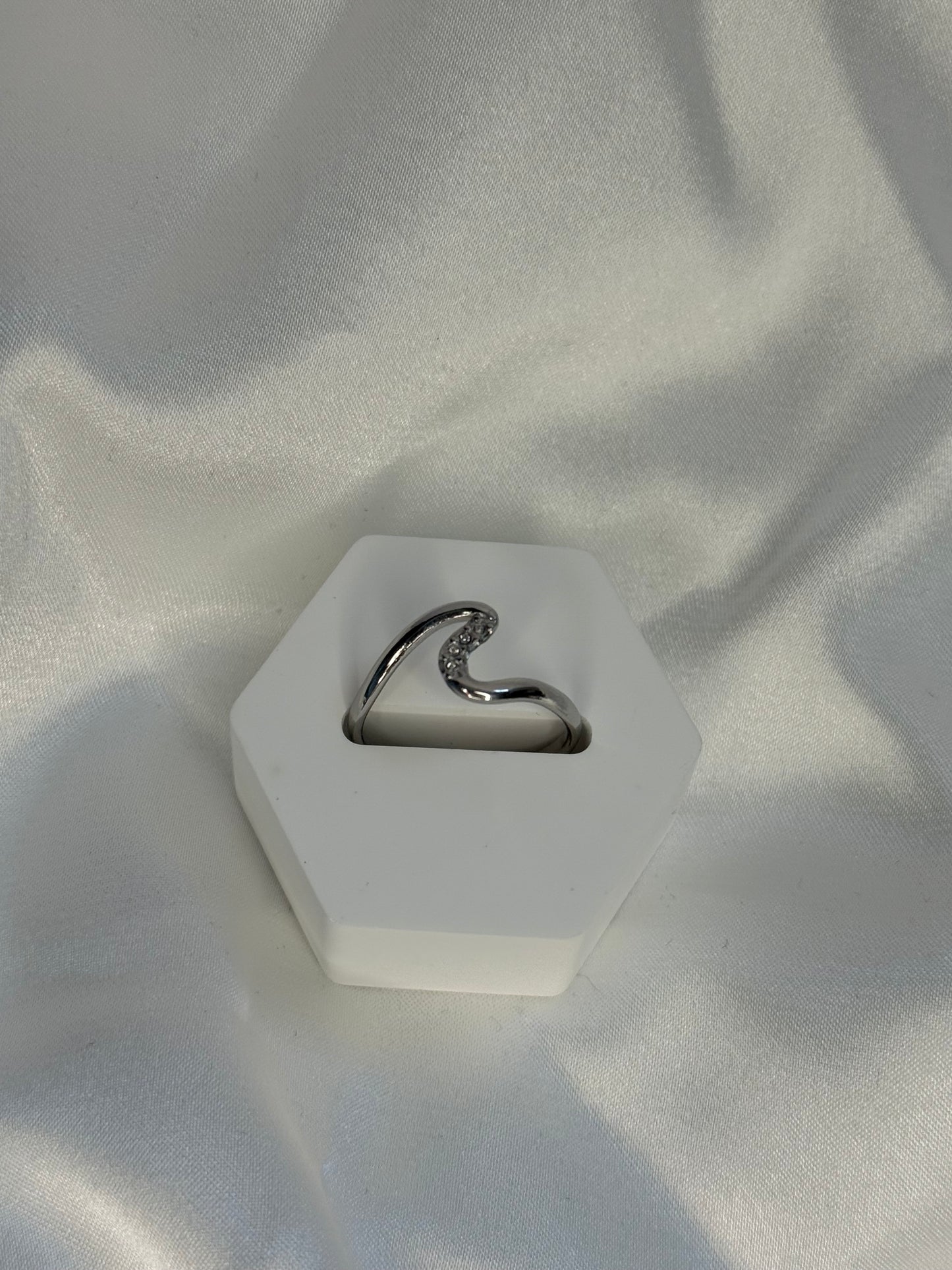 Diamond Wave Ring