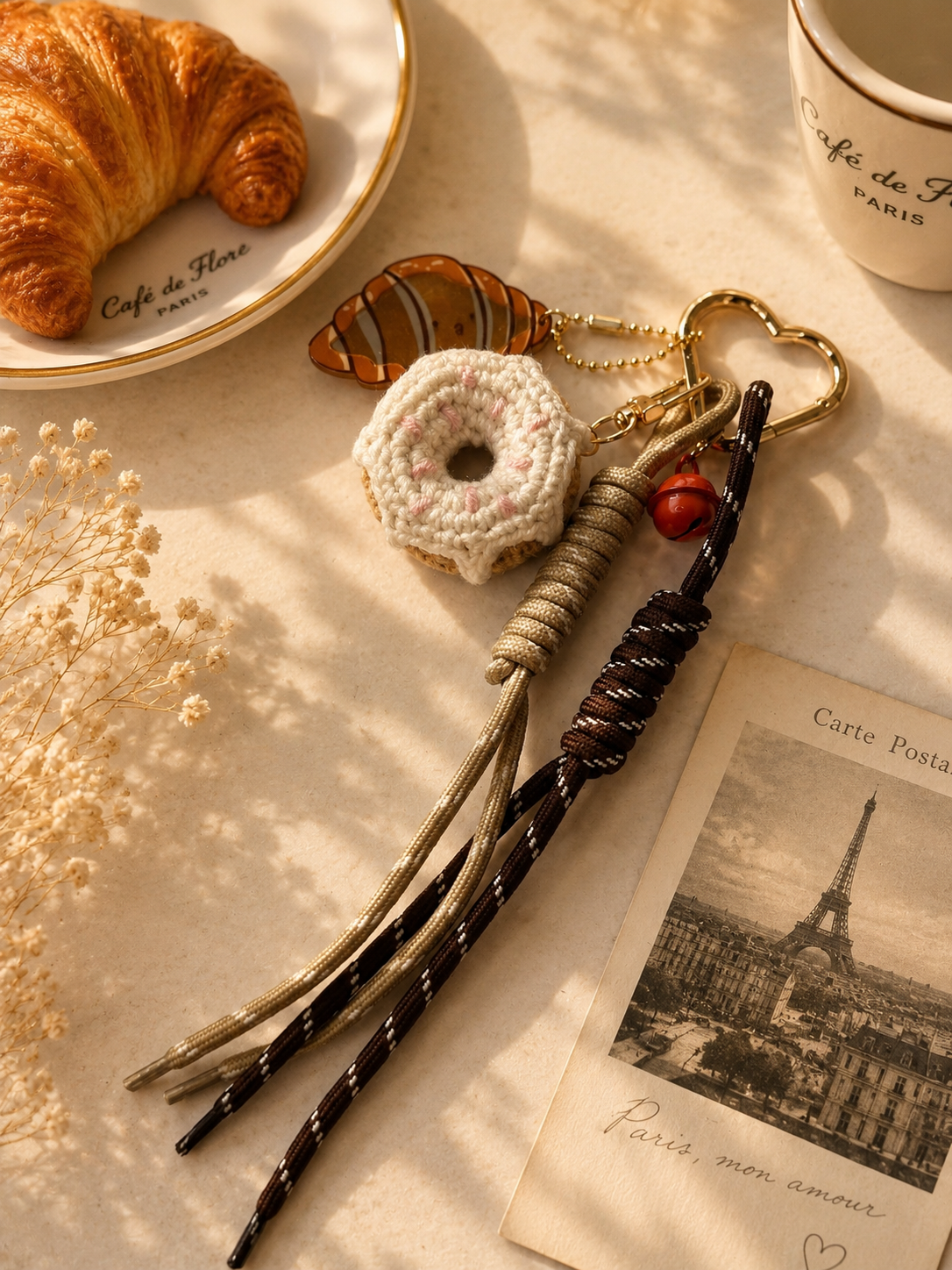 Breakfast in Paris Bag chain🥐
