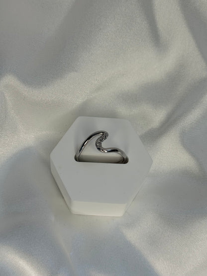 Diamond Wave Ring